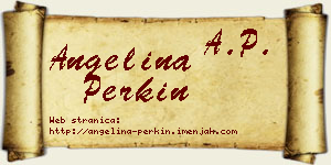 Angelina Perkin vizit kartica